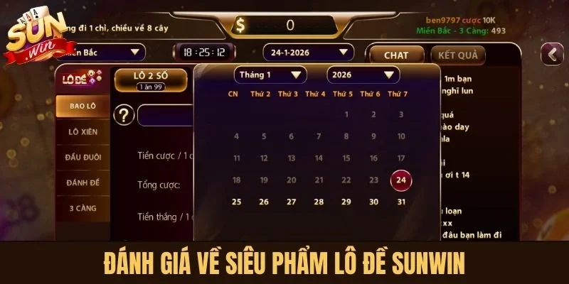 Đánh giá chân thành từ hội viên tại lô đề Sunwin