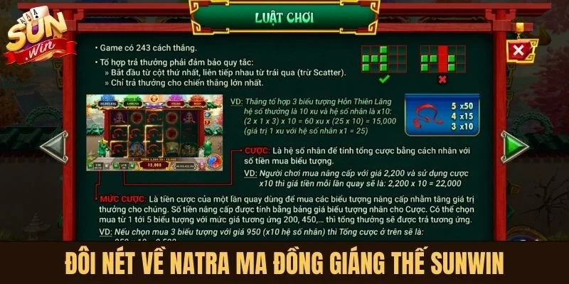 Đôi nét về Natra ma đồng giáng thế Sunwin