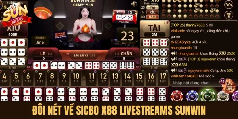Đôi nét về Sicbo X88 livestreams Sunwin