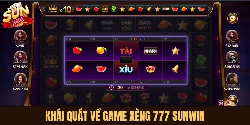 Khái quát về game Xèng 777 Sunwin