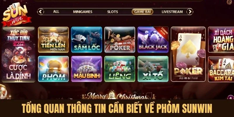 Tổng quan thông tin cần biết về Phỏm Sunwin